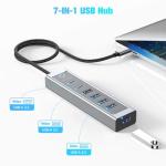 RSHTECH 7-in-1 USB-C Hub with 10Gbps Speed