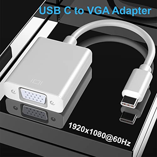 SELIACR USB-C to VGA Adapter for Laptops