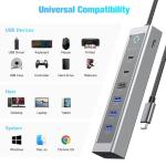 RSHTECH 7-in-1 USB-C Hub with 10Gbps Speed