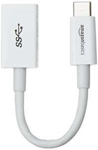 USB-C to USB Adapter Cable, 1 Pack, White