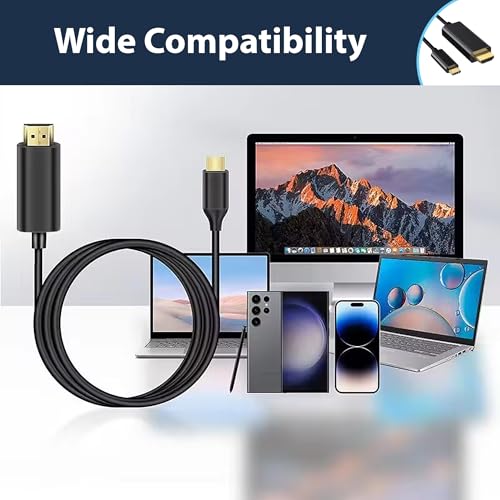 USB C to HDMI Cable 1.8m - 4K Ready