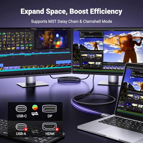 UGREEN 8K USB-C to DisplayPort Cable 2M