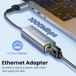 USB-C to Ethernet Adapter, 1000 Mbps