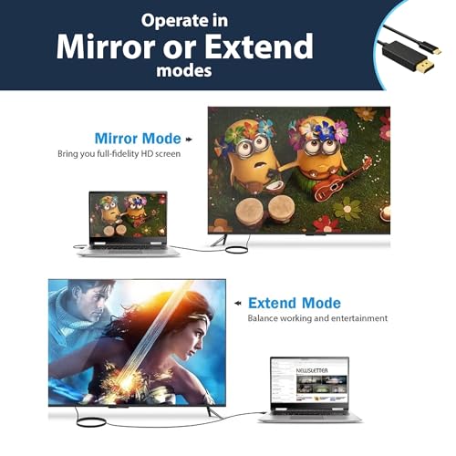 Pipestation USB-C to DisplayPort Cable - 1.8m