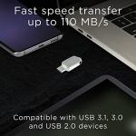 Integral 128GB Dual USB-C & Type A Flash Drive