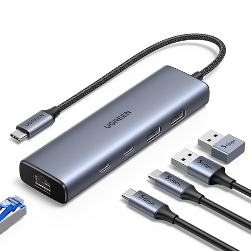 UGREEN 10Gbps USB-C Hub with Ethernet Adapter