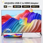 USB-C to HDMI Adapter 4K@60Hz for Devices