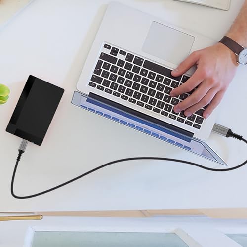 USB C to Micro B Cable 0.5M Nylon Braided