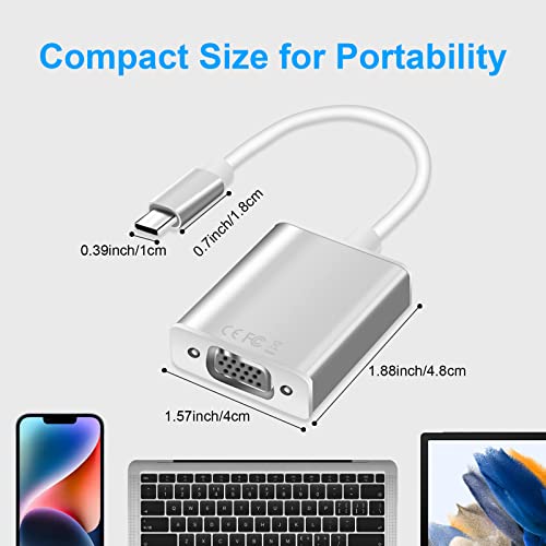 USB-C to VGA Adapter for MacBook and iPad