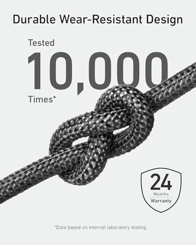Anker Bio-Braided USB-C Cable 2 Pack, 6 ft