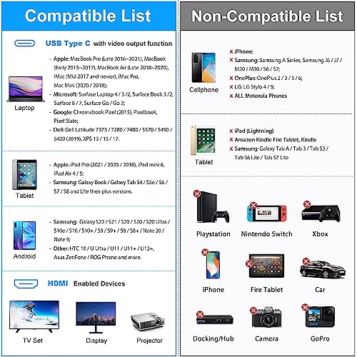 USB-C to HDMI Cable 4K@60Hz, 2M