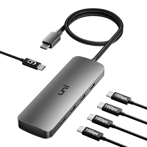 uni 10Gbps USB-C Hub with 4 Ports