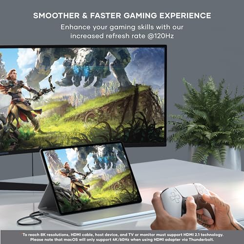 Satechi 8K USB-C to HDMI Cable (6.5 ft)