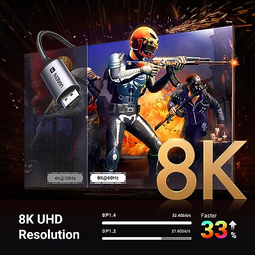 UGREEN USB C to DisplayPort 8K Cable 1M
