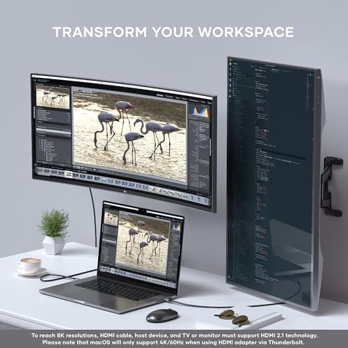 Satechi 8K USB-C to HDMI Cable (6.5 ft)