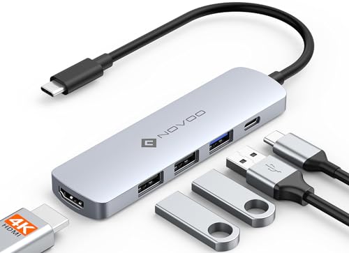 NOVOO USB-C Hub with 4K HDMI and PD