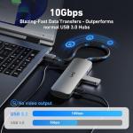 uni USB C Hub with 100W PD and 4 Ports