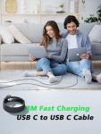 100W Fast Charging USB-C to USB-C Cable 3M