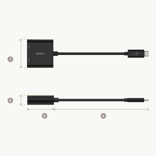 Belkin USB-C to HDMI Adapter with Charging Port