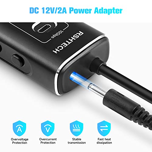 RSHTECH 7-Port Powered USB-C Hub with Fast Data