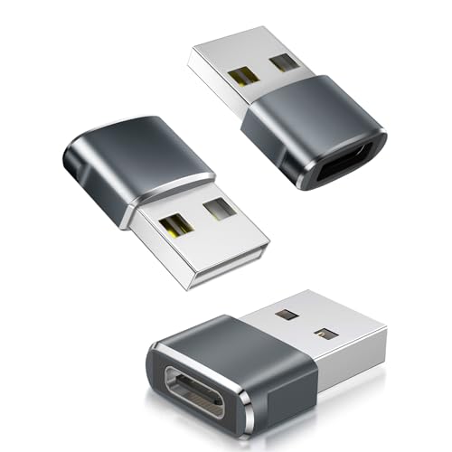 3-Pack USB-C to USB A Adapter Converter