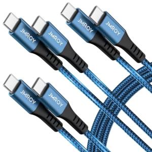 USB C to USB C Fast Charging Cable 3 Pack