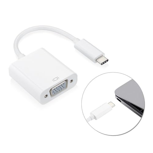 USB-C to VGA Adapter for Laptops and PCs
