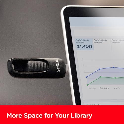 SanDisk 256GB Ultra Slider USB-C Flash Drive
