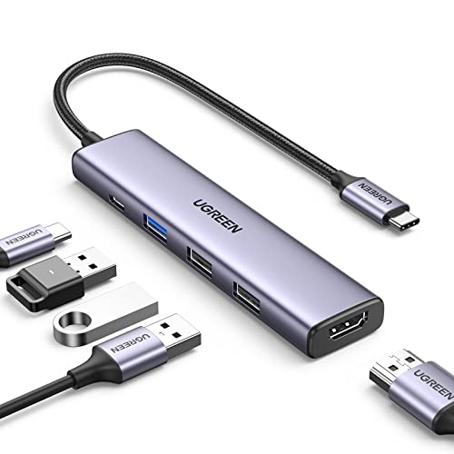 UGREEN USB C Hub: 5-in-1 Adapter with 100W PD