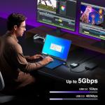 4-in-1 USB-C Hub with HDMI and VGA