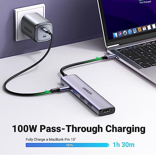 UGREEN USB C Hub: 5-in-1 Adapter with 100W PD