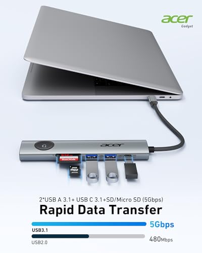 Acer 7-in-1 USB-C Hub with HDMI Adapter