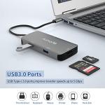 5-in-1 USB-C Card Reader with Dual USB 3.0