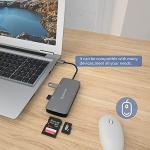 5-in-1 USB-C Card Reader with Dual USB 3.0