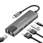 KRISUHO 5-in-1 USB-C Hub with 4K HDMI