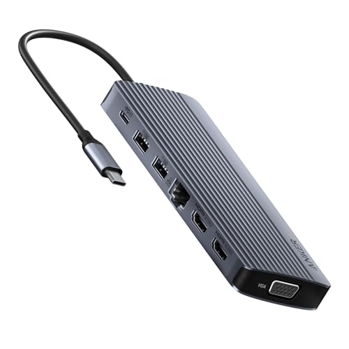 14-in-1 Anker USB-C Hub: Triple Display, 4K HDMI