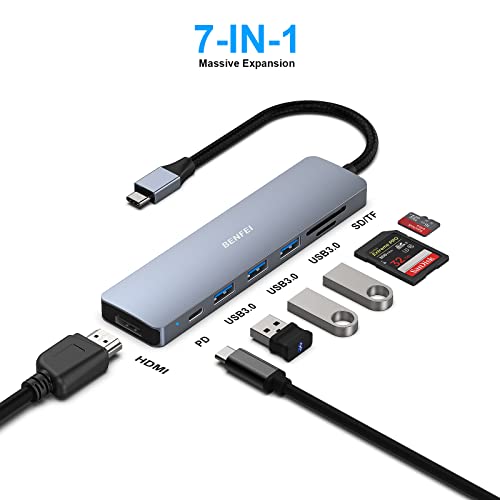 USB-C Hub 7in1 for MacBook Pro & Surface Book