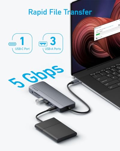14-in-1 Anker USB-C Hub: Triple Display, 4K HDMI