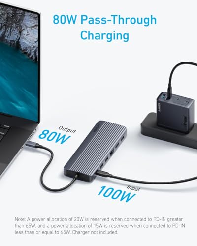 14-in-1 Anker USB-C Hub: Triple Display, 4K HDMI