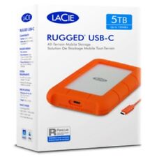 5TB Rugged USB-C External HDD for Mac/PC