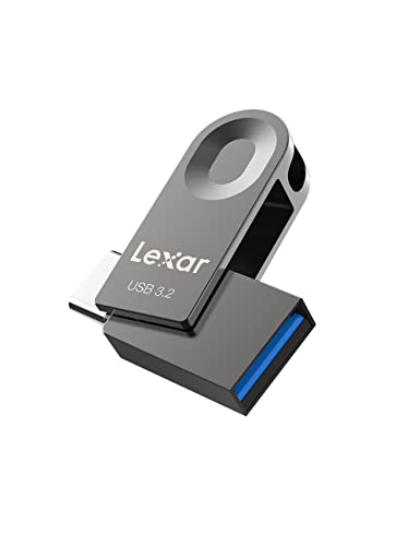 Lexar 128GB USB-C Flash Drive with Swivel Design