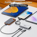 Minisopuru 4-Port USB C Hub Adapter