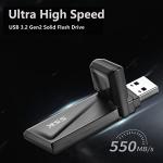 SSK 1TB USB-C SSD with USB Adapter