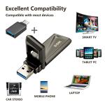 SSK 1TB USB-C SSD with USB Adapter