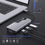 USB C to Ethernet Hub with 4K HDMI