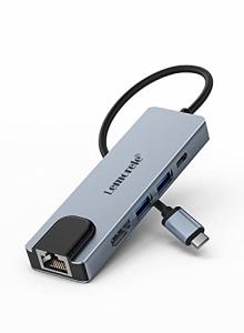 Lemorele 6-in-1 USB-C Hub with HDMI & Ethernet