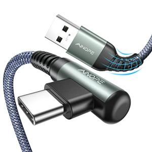 AINOPE 2-Pack 1.6ft Right Angle USB-C Cables