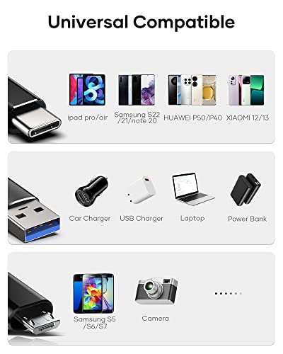 4-Pack USB-C to USB Adapter Set