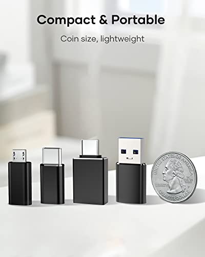 4-Pack USB-C to USB Adapter Set