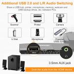 KEEPXYZ 4K USB-C HDMI KVM Switch, 4 in 1